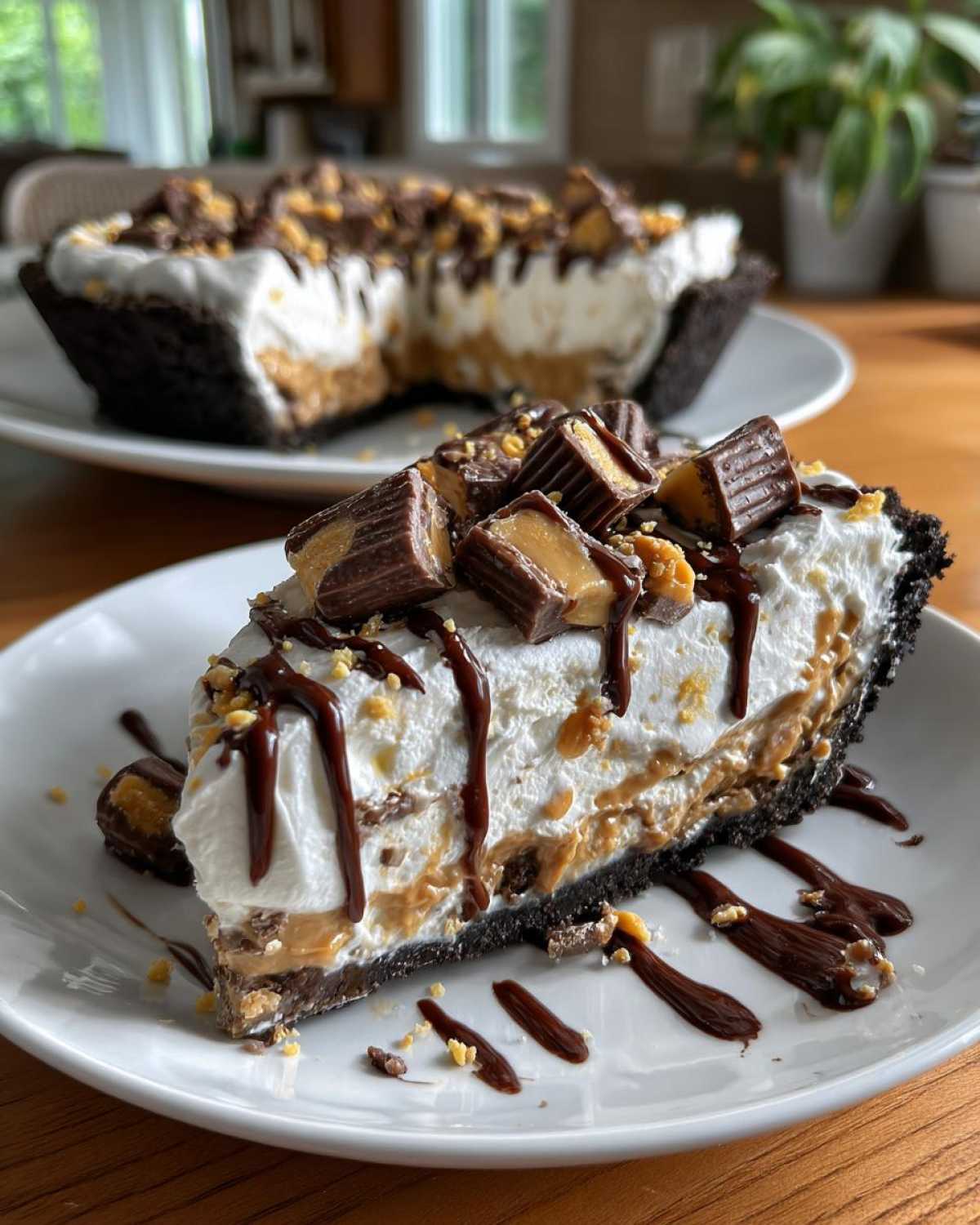 Peanut Butter Cup Icebox Pie - detail 3