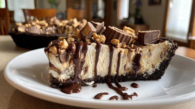 Peanut Butter Cup Icebox Pie