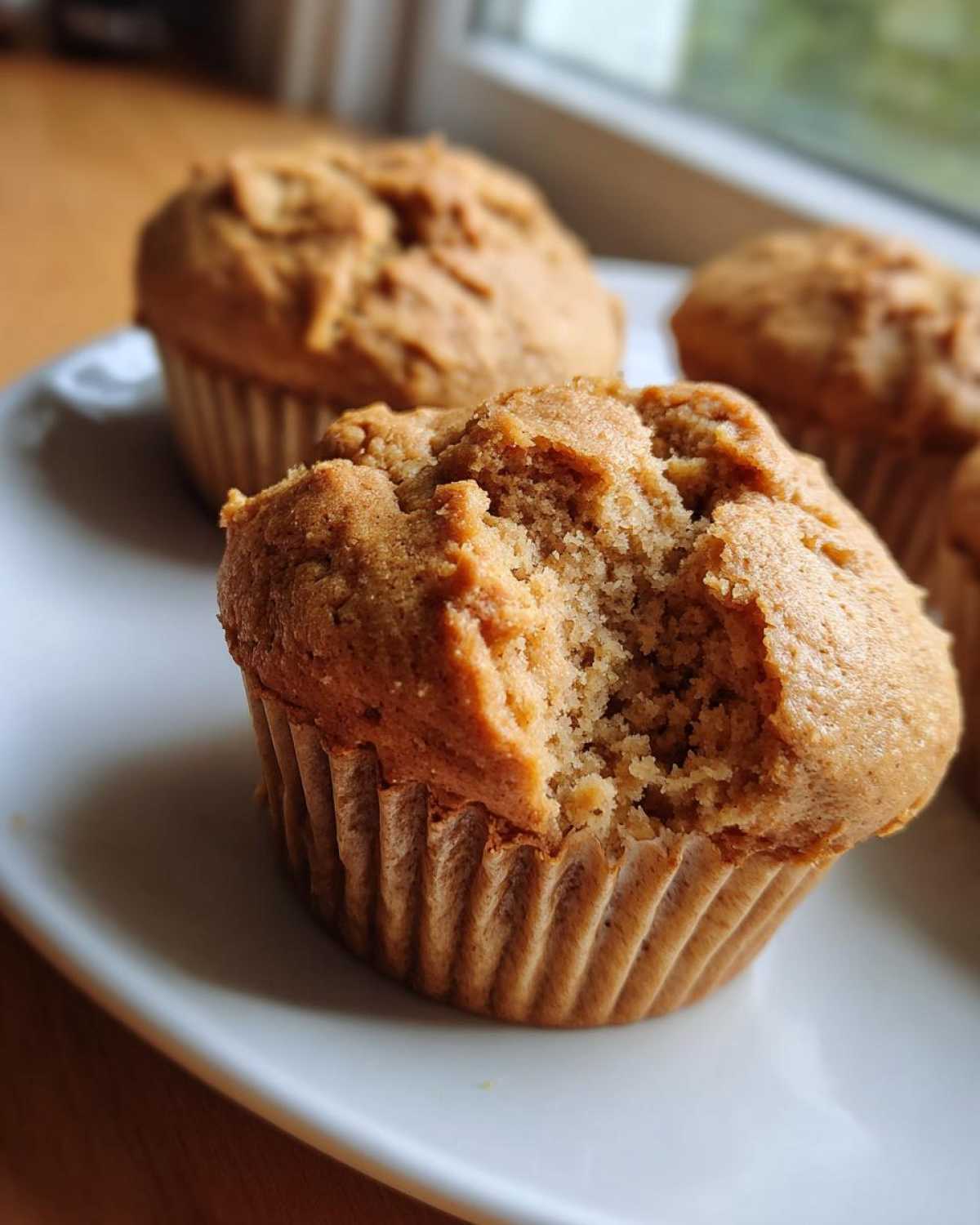 Peanut butter protein muffins - detail 2