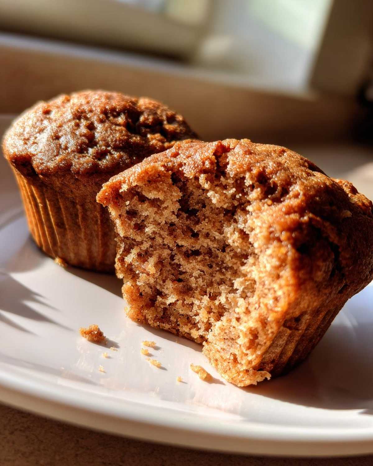 Peanut butter protein muffins - detail 3
