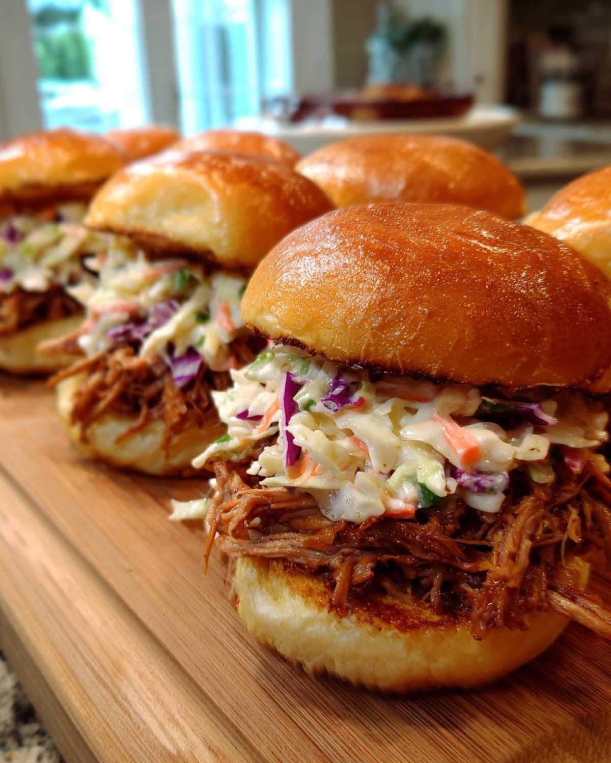 Pulled Pork Sliders with Coleslaw - detail 1