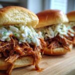 Pulled Pork Sliders with Coleslaw