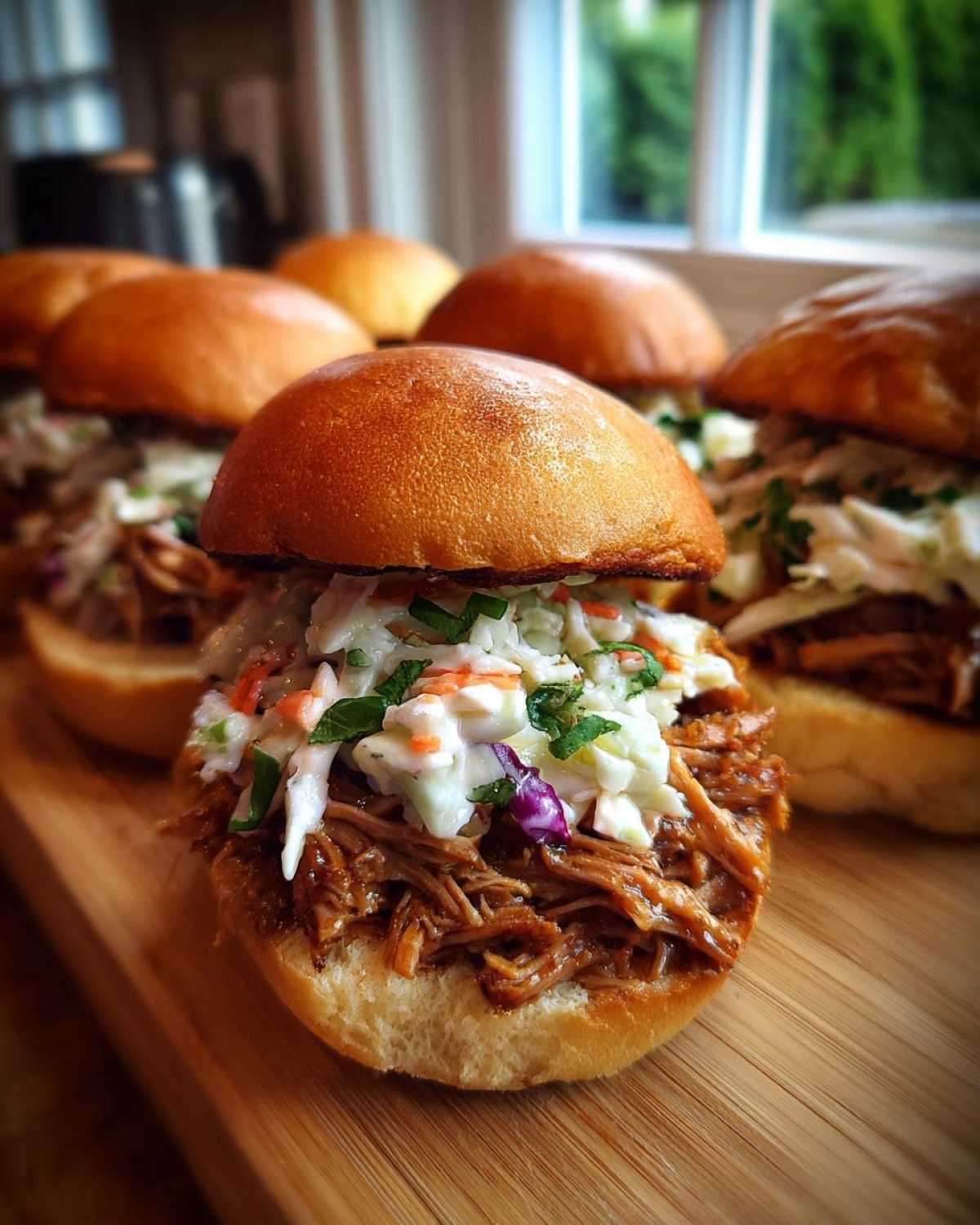 Pulled Pork Sliders with Coleslaw - detail 2