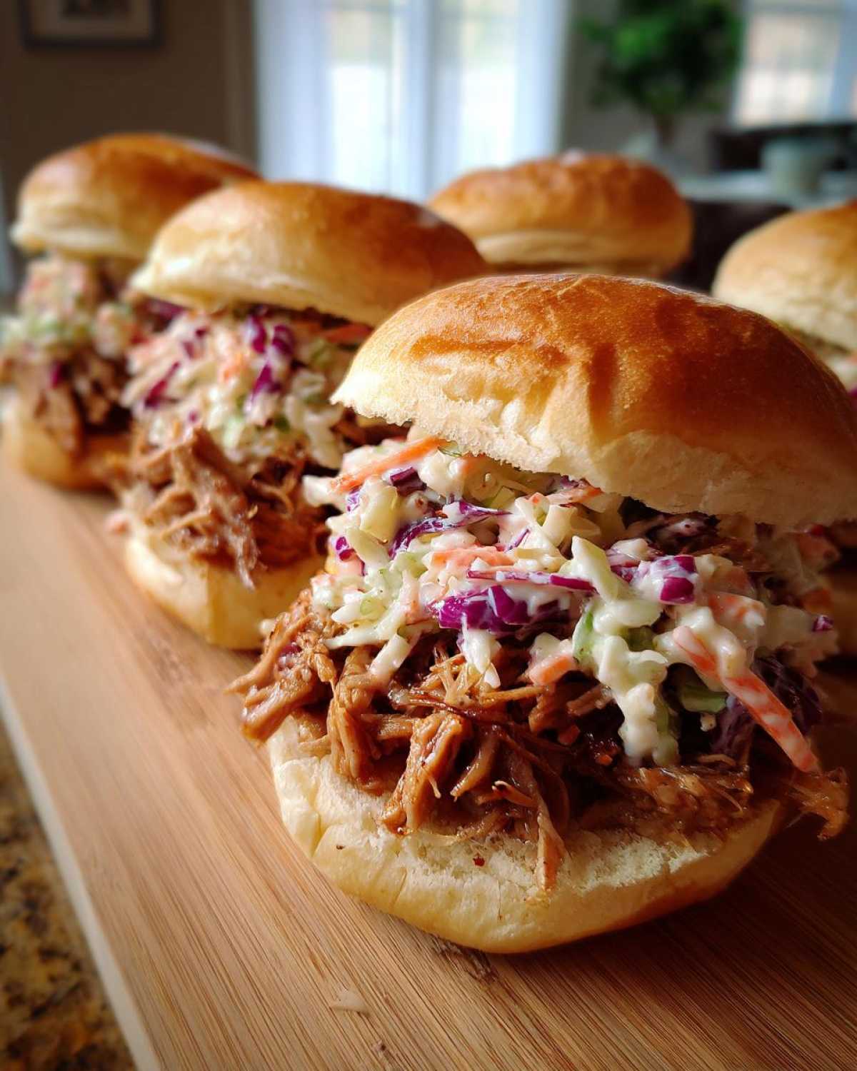 Pulled Pork Sliders with Coleslaw - detail 3