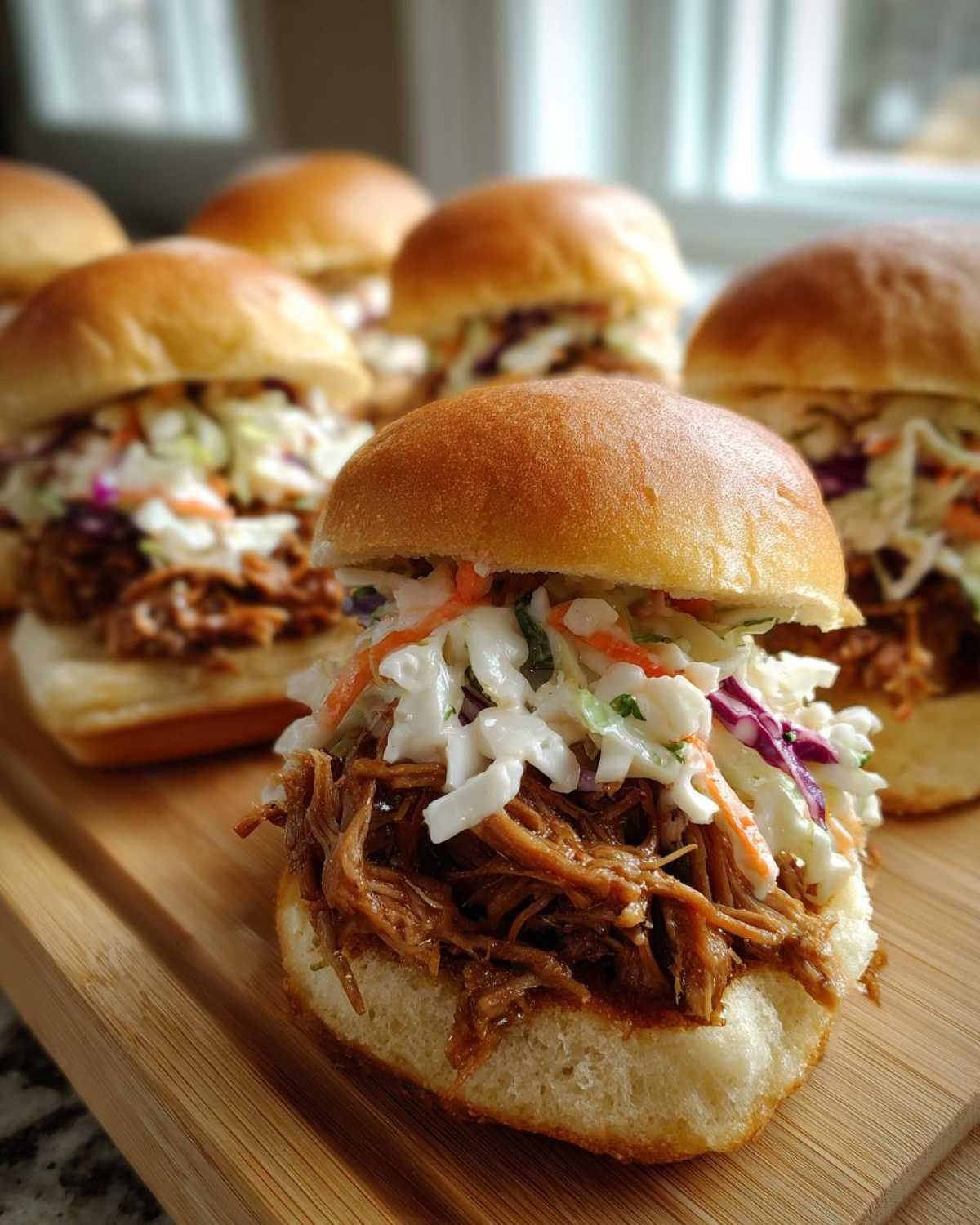 Pulled Pork Sliders with Coleslaw - detail 4