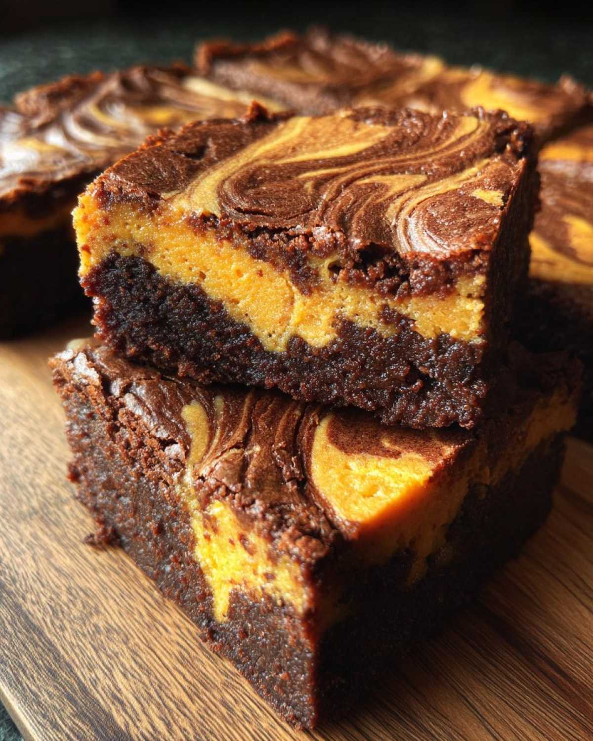Pumpkin Cheesecake Brownies - detail 2