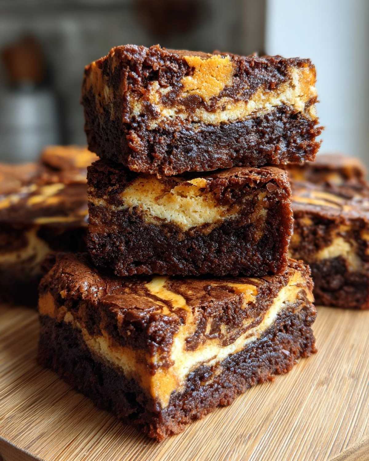 Pumpkin Cheesecake Brownies - detail 3