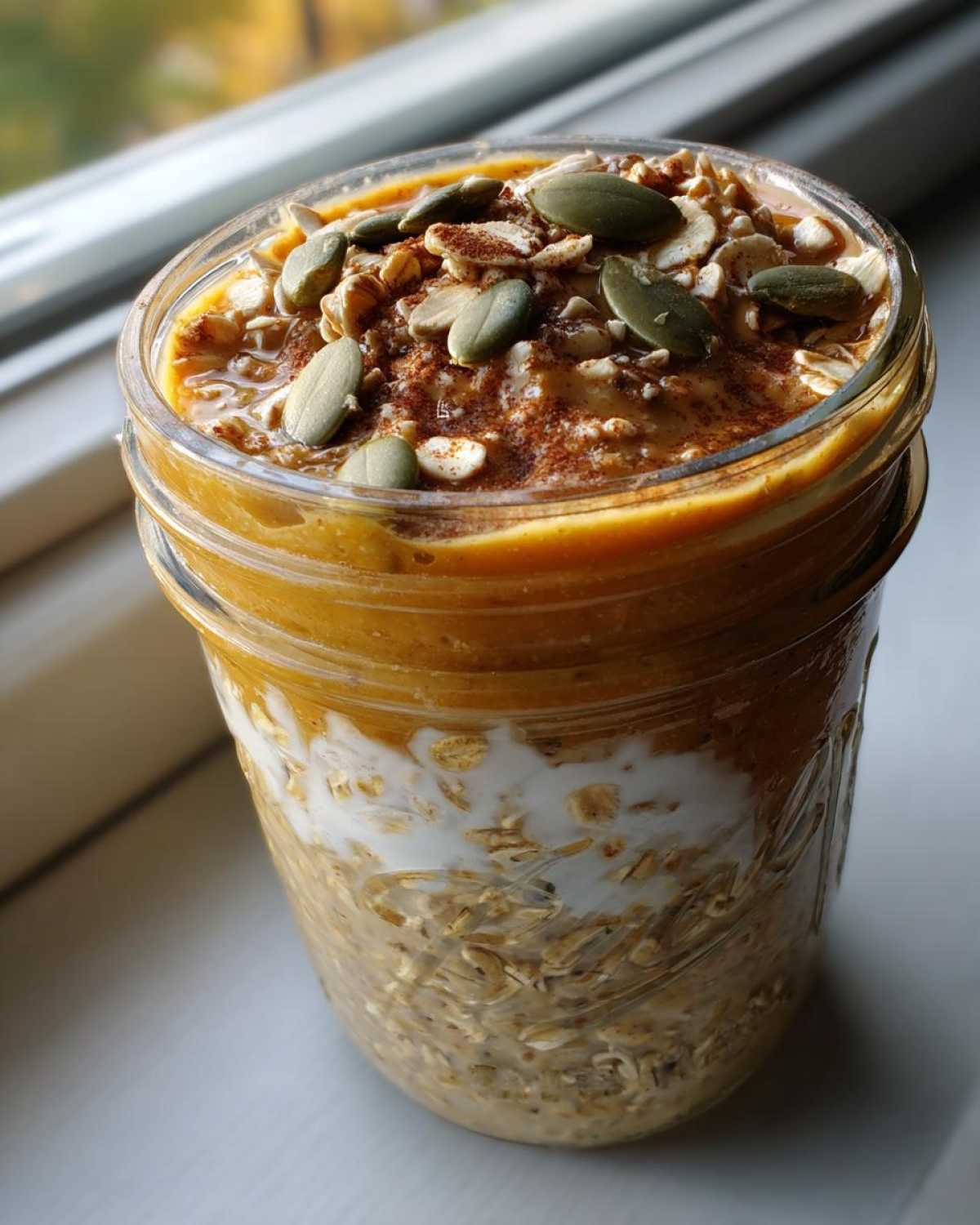 Pumpkin Spice Latte Overnight Oats - detail 1
