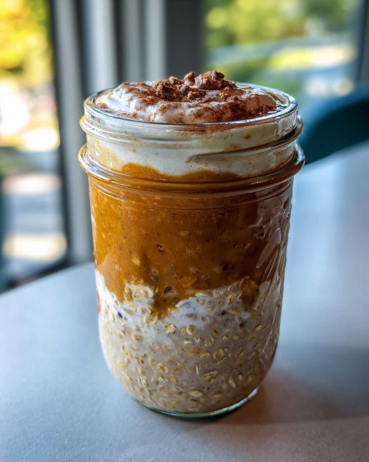 Pumpkin Spice Latte Overnight Oats - detail 3