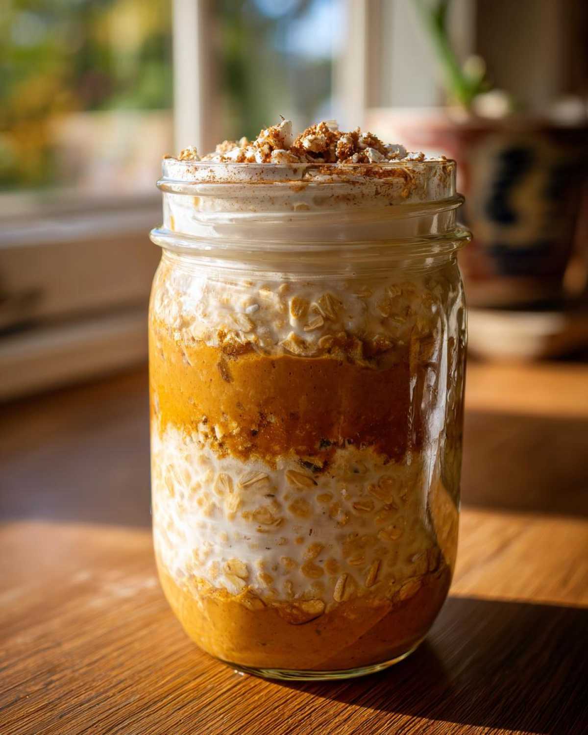 Pumpkin Spice Latte Overnight Oats - detail 4