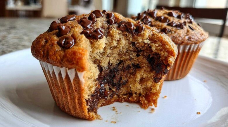 Pumpkin chocolate chip muffins