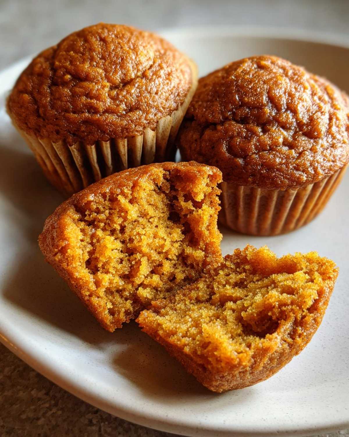 Pumpkin spice muffins - detail 2