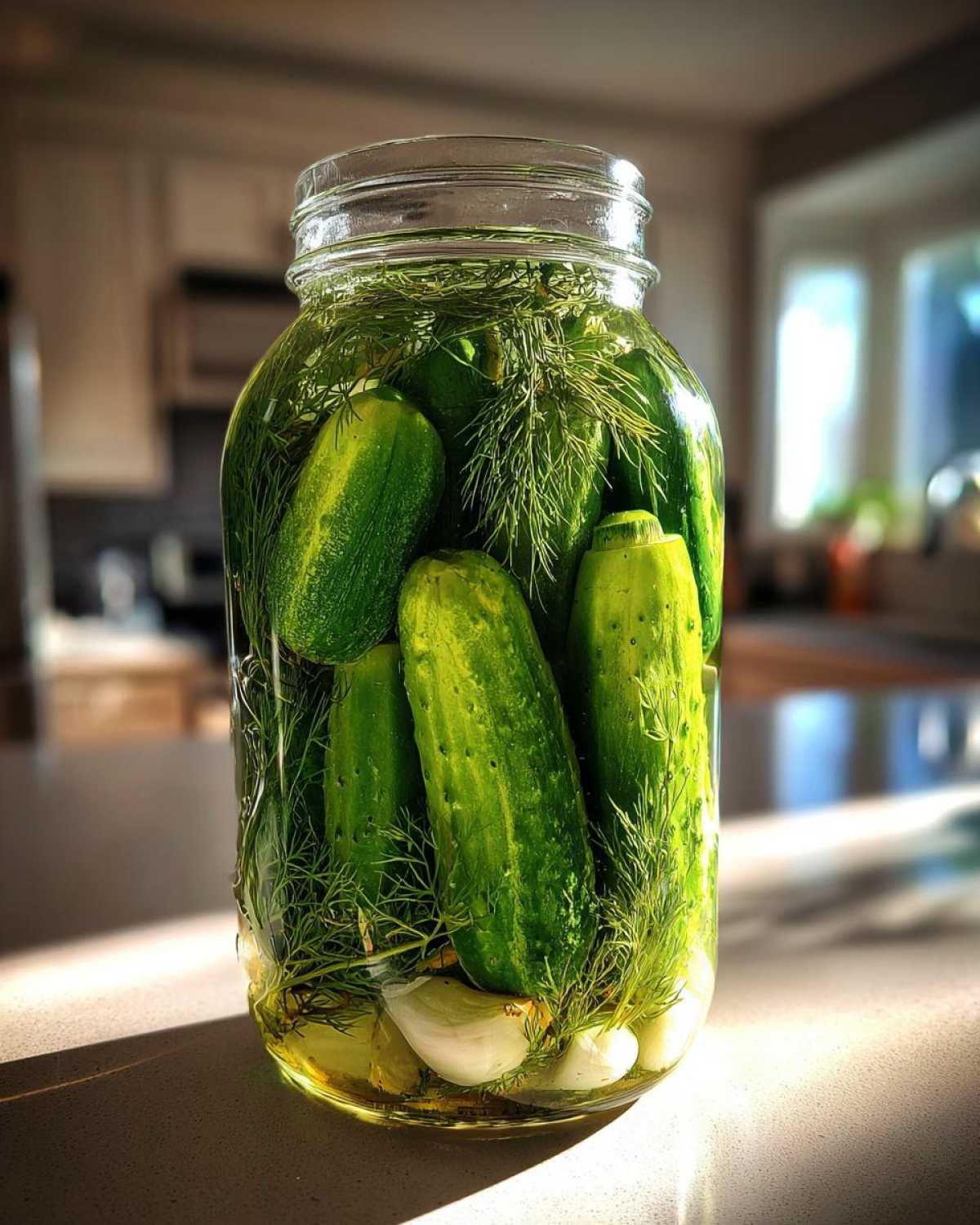 Quick Refrigerator Dill Pickles - detail 3