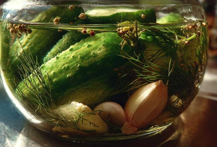 Quick Refrigerator Dill Pickles