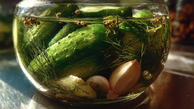 Quick Refrigerator Dill Pickles