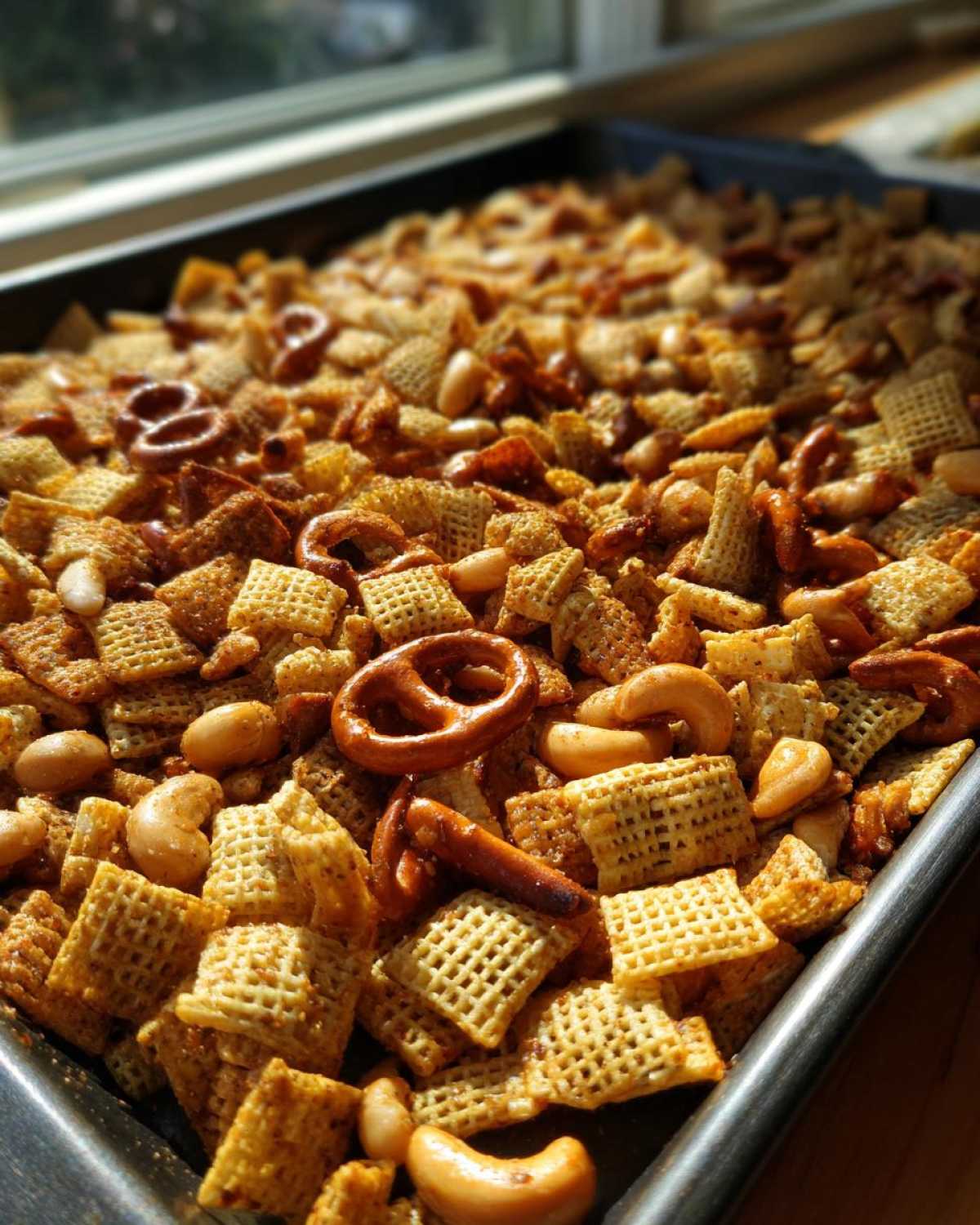 Savory Homemade Chex Mix - detail 4