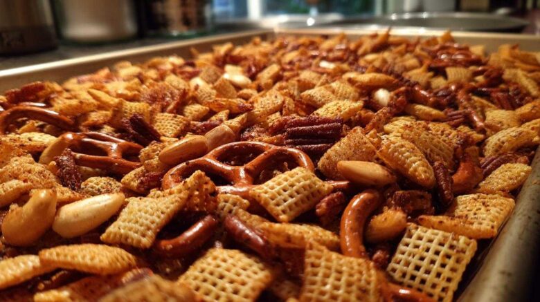 Savory Homemade Chex Mix