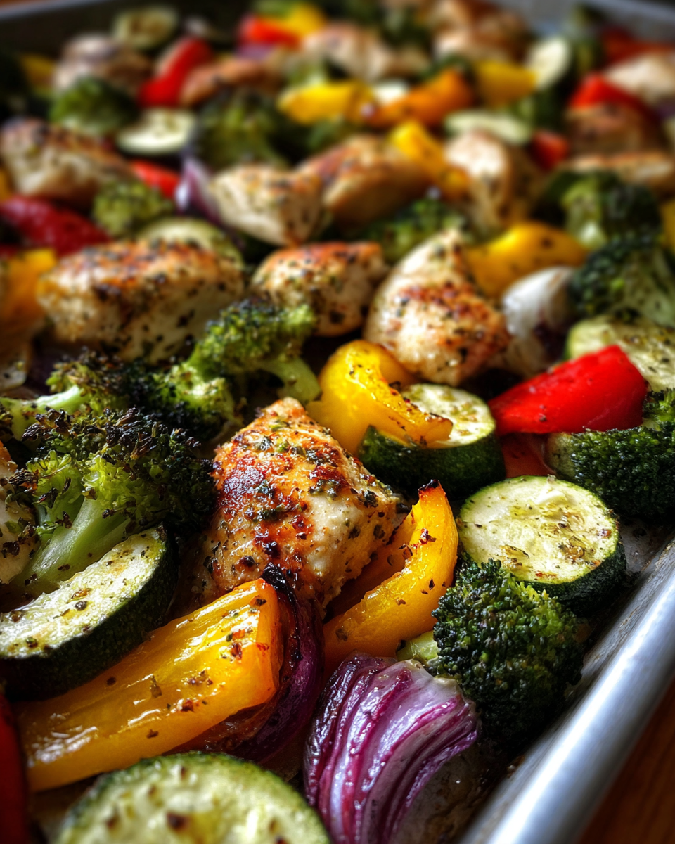 Sheet Pan Chicken & Summer Veggies - detail 3