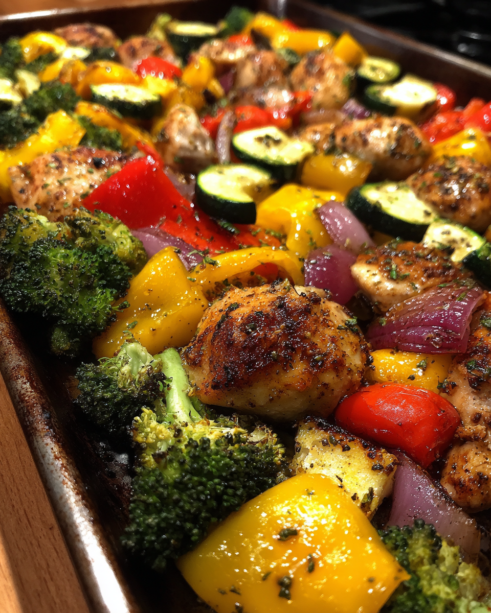 Sheet Pan Chicken & Summer Veggies - detail 4