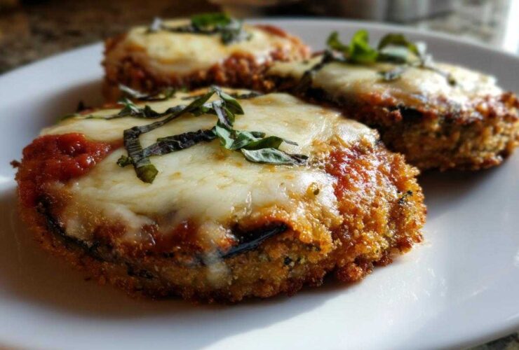 Sheet Pan Eggplant Parmesan