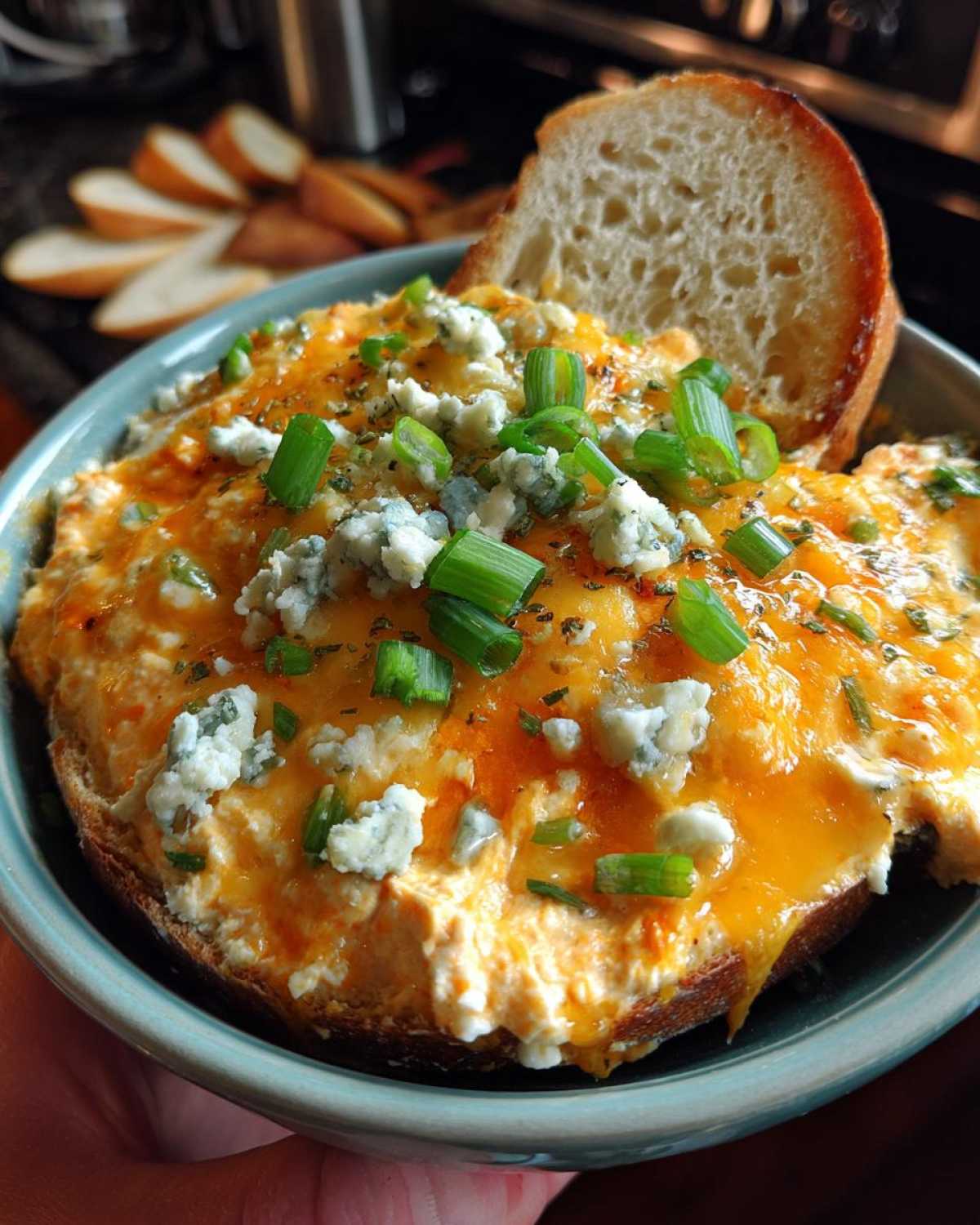 Slow Cooker Buffalo Chicken Dip - detail 4