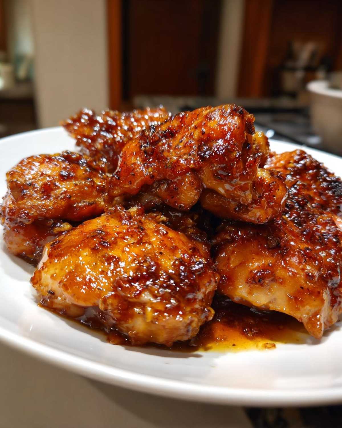 Slow Cooker Honey Garlic Chicken Thighs - detail 1