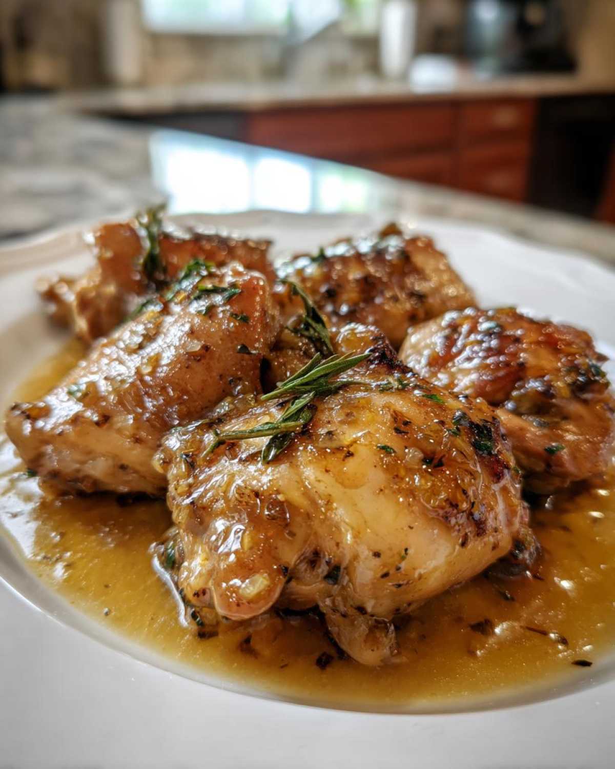 Slow Cooker Honey Garlic Chicken Thighs - detail 2