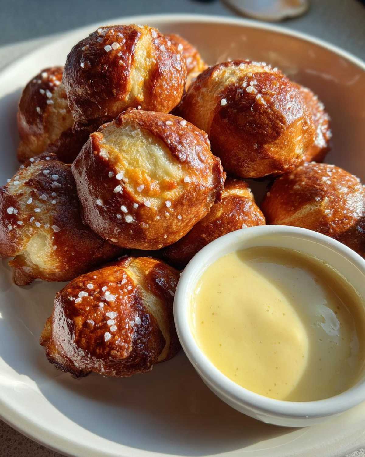 Soft Pretzel Bites with Beer Cheese - detail 2