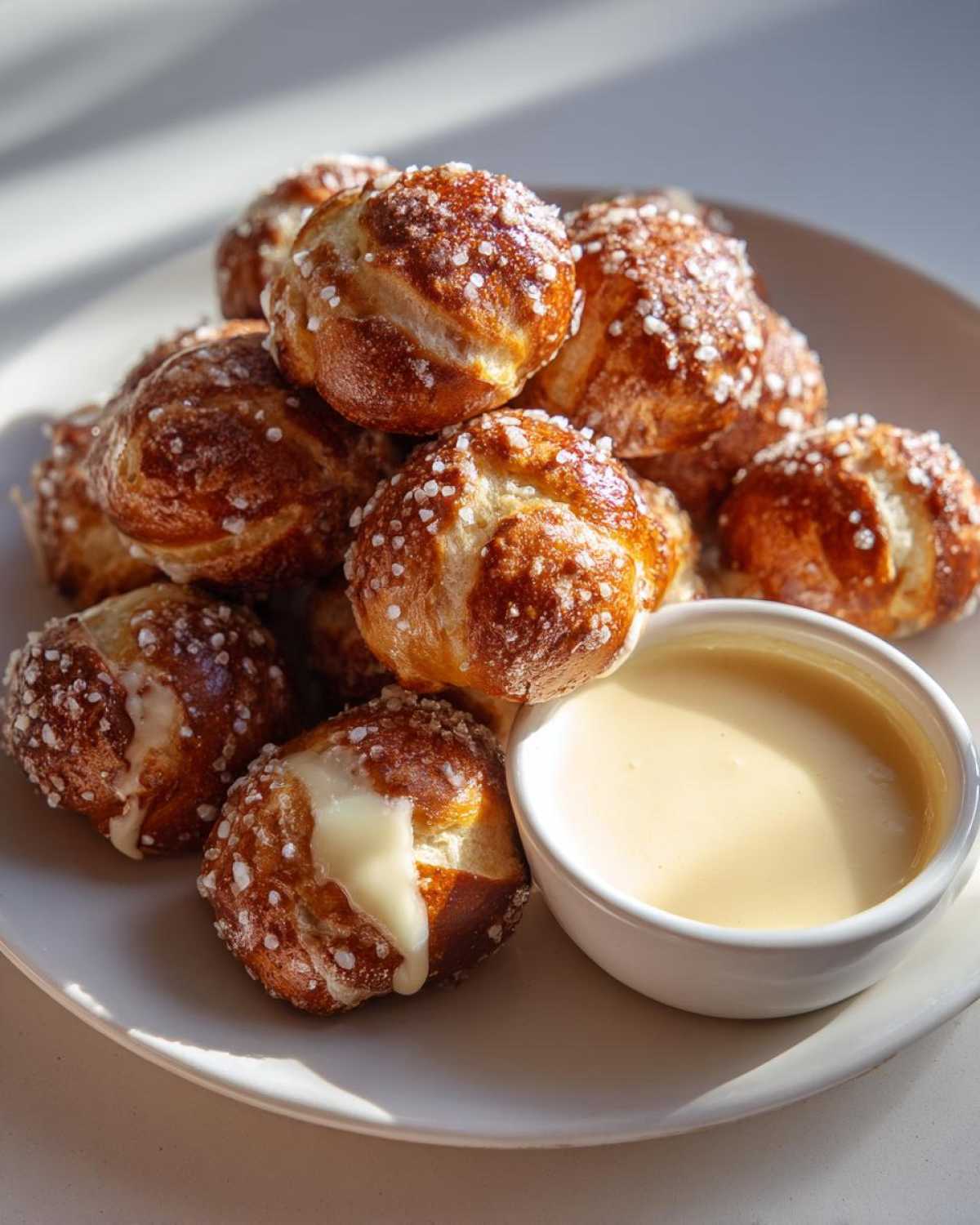 Soft Pretzel Bites with Beer Cheese - detail 4