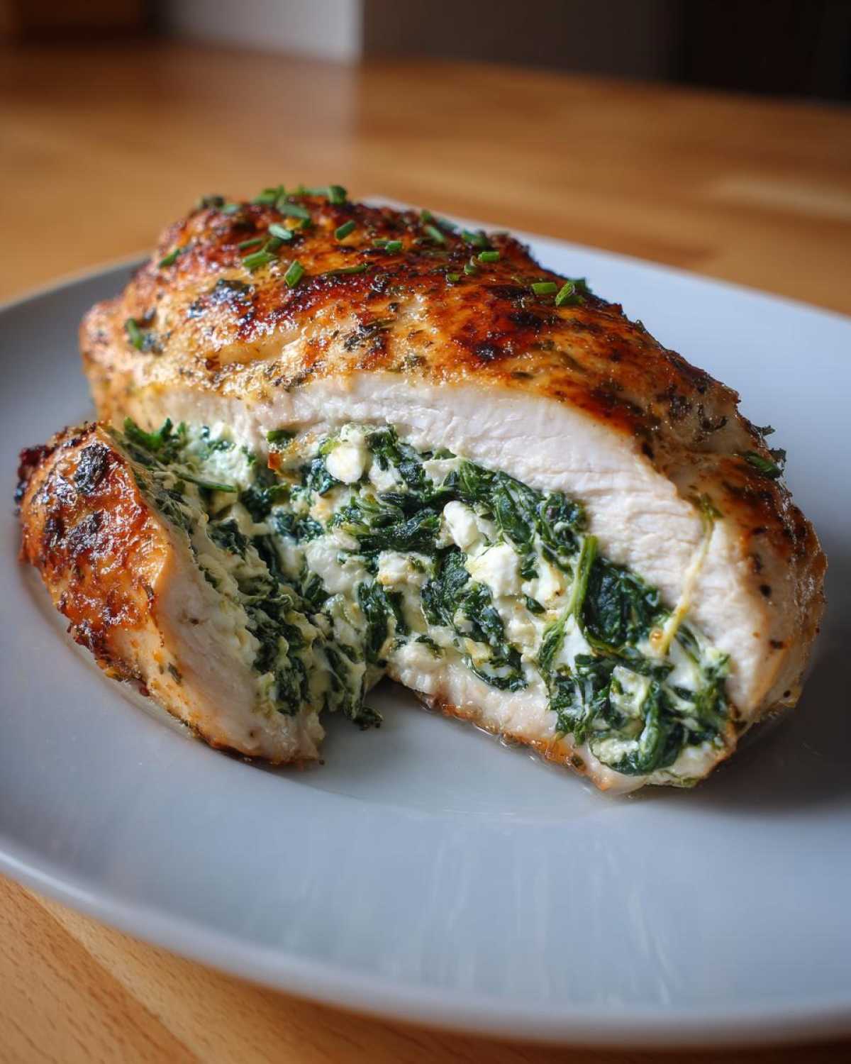 Spinach & Feta Stuffed Chicken - detail 1