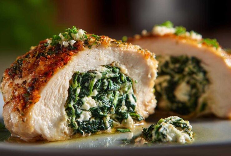 Spinach & Feta Stuffed Chicken