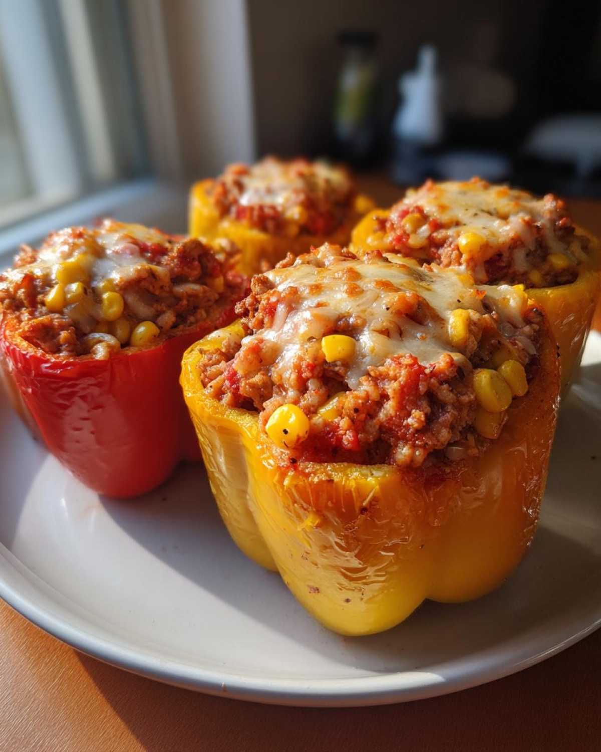 Stuffed Bell Peppers with Turkey & Corn - detail 4