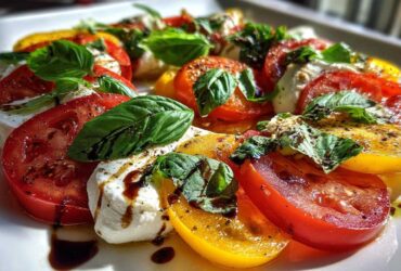 Tomato Burrata Salad with Basil