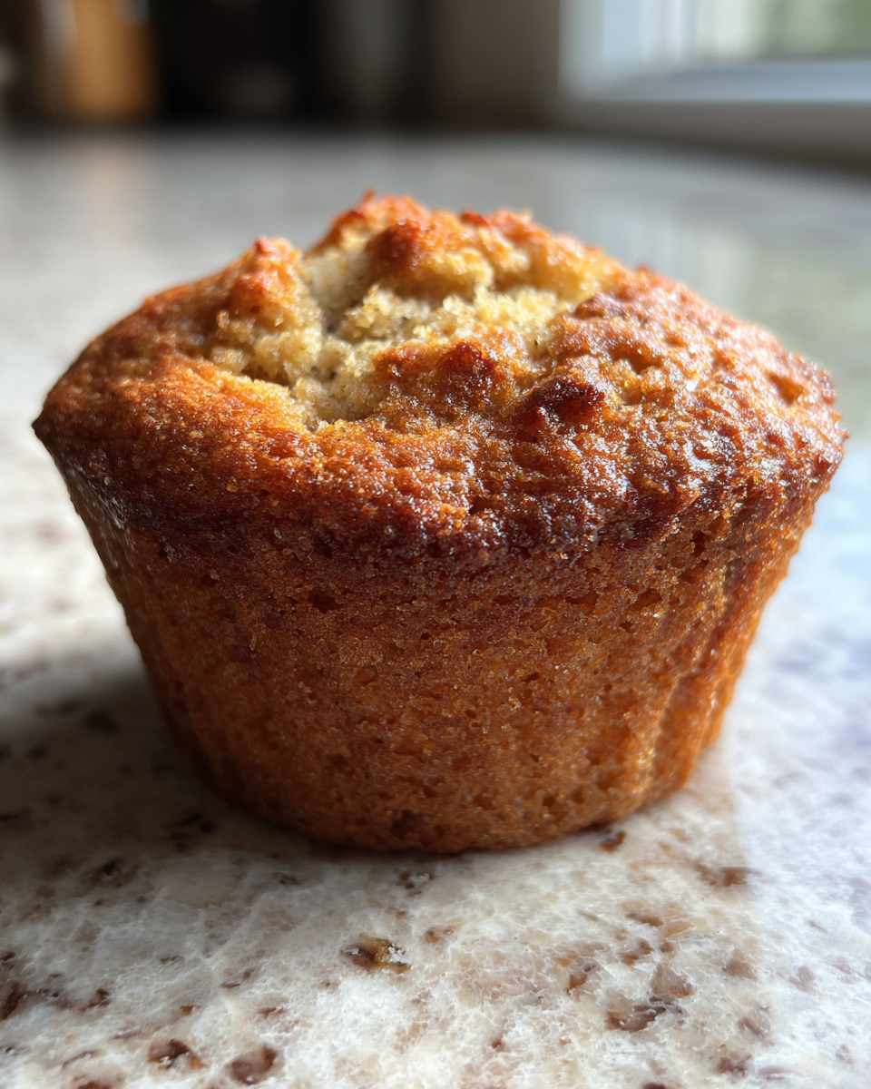 Vegan banana muffins - detail 3