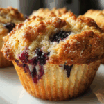 Vegan blueberry muffins