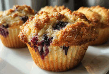 Vegan blueberry muffins