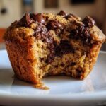 Vegan chocolate chip muffins