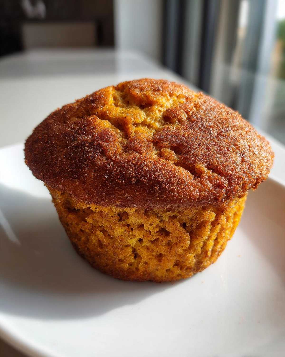 Vegan pumpkin muffins - detail 1