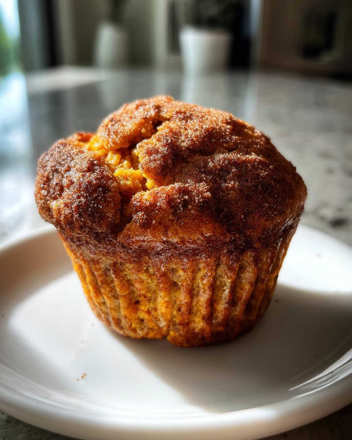 Vegan pumpkin muffins - detail 2