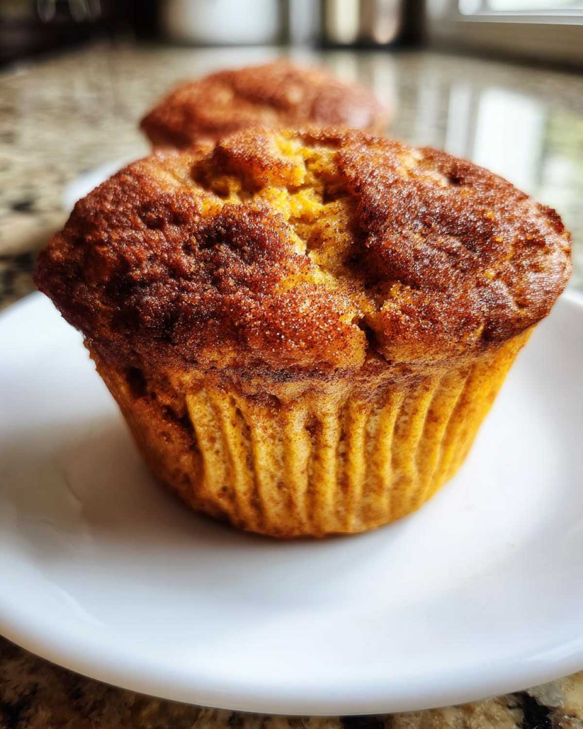 Vegan pumpkin muffins - detail 3