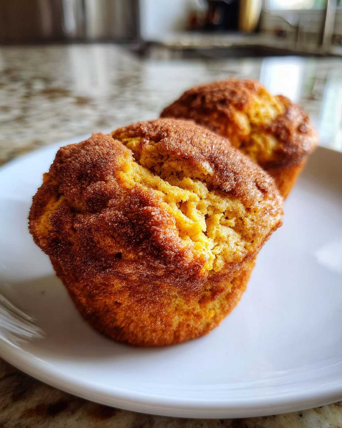 Vegan pumpkin muffins - detail 4
