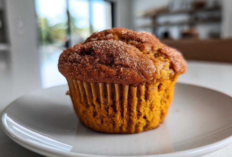 Vegan pumpkin muffins
