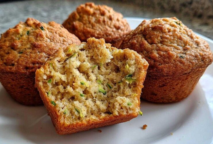 Vegan zucchini muffins