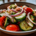 Zesty Cucumber & Tomato Salad