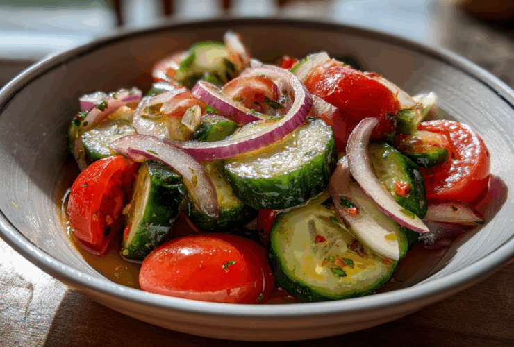 Zesty Cucumber & Tomato Salad
