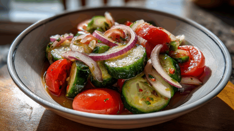 Zesty Cucumber & Tomato Salad